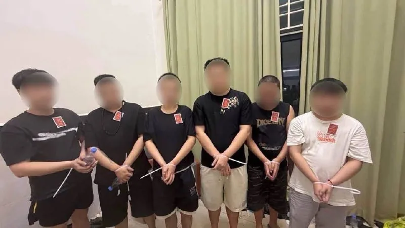 #柬埔寨资讯:西港突袭涉嫌网络诈骗地点,25人被捕 图片 1
